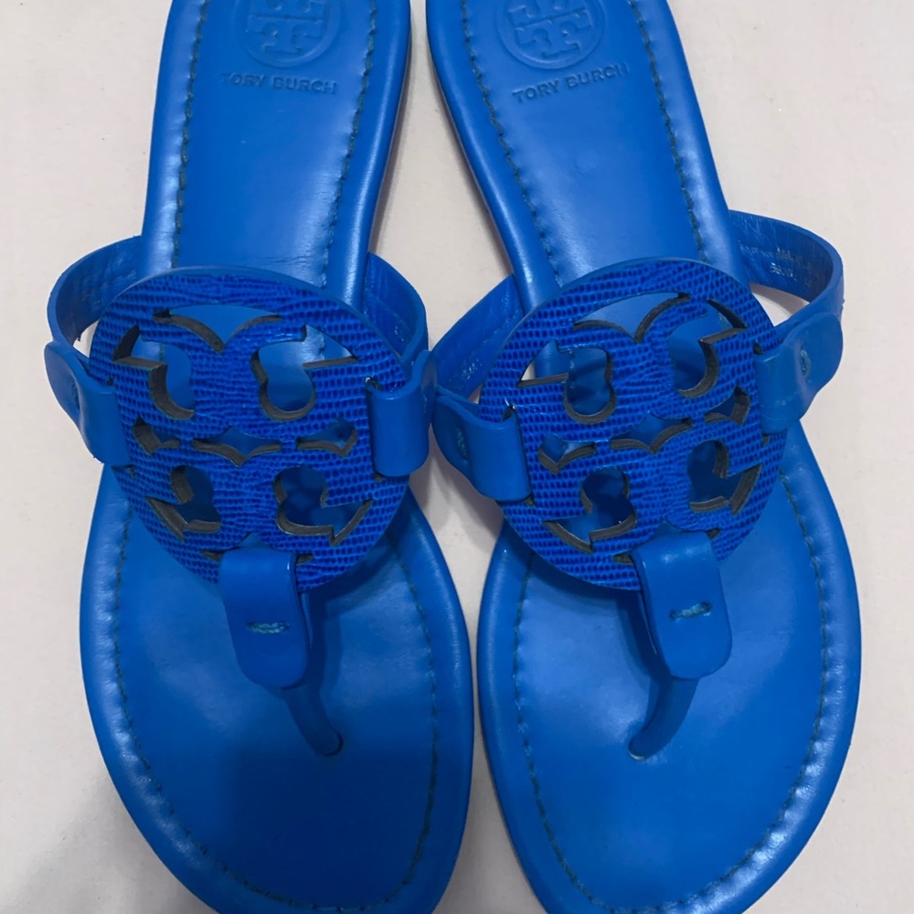 Tory Burch Blue Miller Sandals